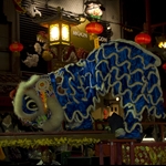 Lion Dance in Kobe China Town
