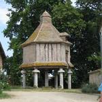 Dovecot on stilts are common around here.