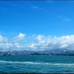 遠眺昂船洲大橋 Stonecutters Bridge