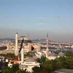 View over Aya Sofya from our hotel