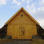 Reconstruction of the old Skálholtskirkja in timber and turf
