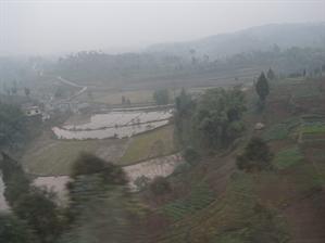 view from train