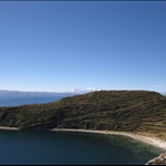 View of Lake Titicaca from Isla del Sol