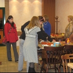 setting up the tables