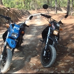 25th bday motorbike treck in unmarked roads in hills of chiang mai