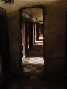 Solitary confinement cells at S-21 Tuel Sleng prison