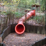 Red tube on the left side