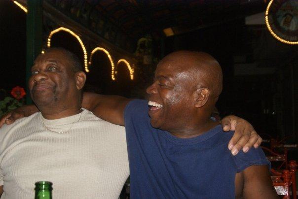 And of course, could not leave without playing "spot the black man...!" and they spotted us...!