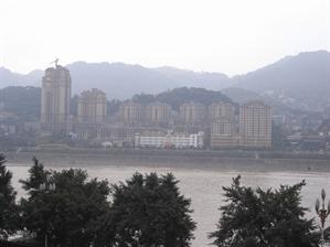 view from Yangtze River International Youth Hostel