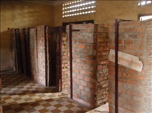 Solitary confinement cells at S-21 Tuel Sleng prison