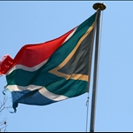 South African flag / drapeaux sud-africain