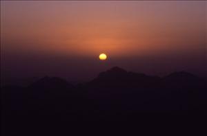 SUNRISE FROM MOUNT SINAI