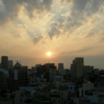 Sunrise from our hotel.
