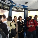 Cable car rotating 360 degrees