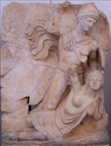 CLAUDIUS GIVING BRITANNIA A GOOD SEEING TO - APHRODISIAS