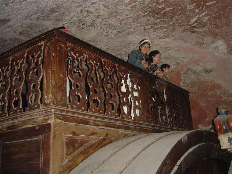 Large underground wine cellar
