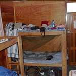 This is my messy bunk bed