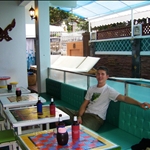 Chillaxing in the Hostels Bar/Resturant/Pool/Internet Cafe!