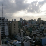 View from our hotel in Ho Chi Minh City by day.
