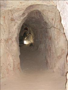 Down in the mine