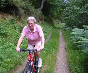 .. and cycling down.