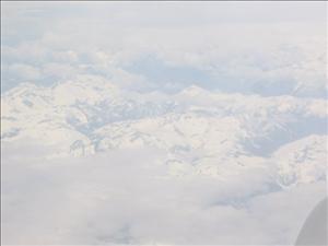 flying over alaska