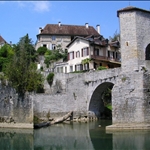 Our campsite is at Sauveterre de Bearn.....