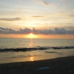Sunset on Padang Beach