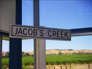 Wine tasting at Jacobs Creek.