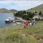 "Big Red" took us around the Kornati national park....