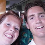 On the bus to the temples