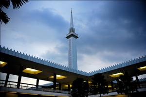 Masjid Negara at the outside