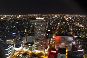 Sapporo viewed from JR Tower