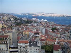 ISTANBUL SKYLINE FROM GALATA TOWER
