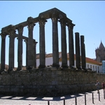 Roman temple by day.....