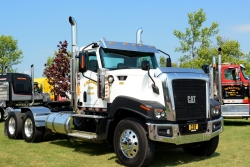 The newest addition to the show included this 2016 Caterpillar CY680L -- the only one Cat ever shipped to Canada.