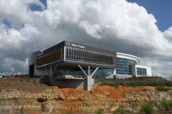 About 3,000 people are scheduled to visit the new customer center in coming weeks.