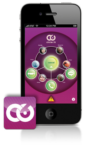 Circle of 6 iPhone Abuse and Violence Prevention App