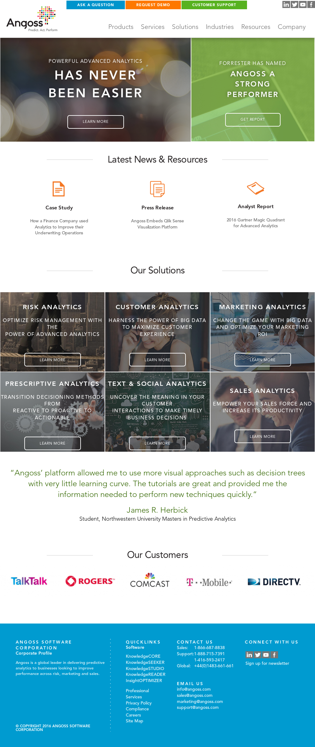 Angoss S Competitors Revenue Number Of Employees Funding Acquisitions News Owler Company Profile