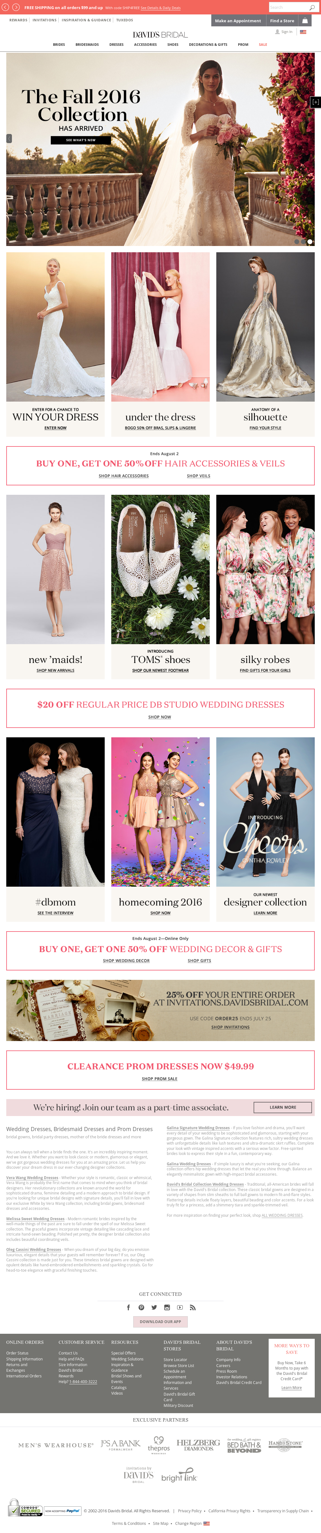 David's bridal revenue Clearance