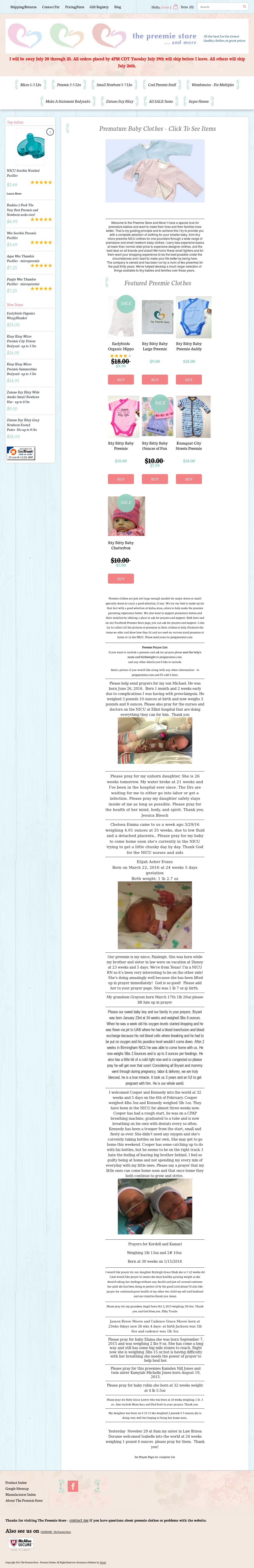 preemie store