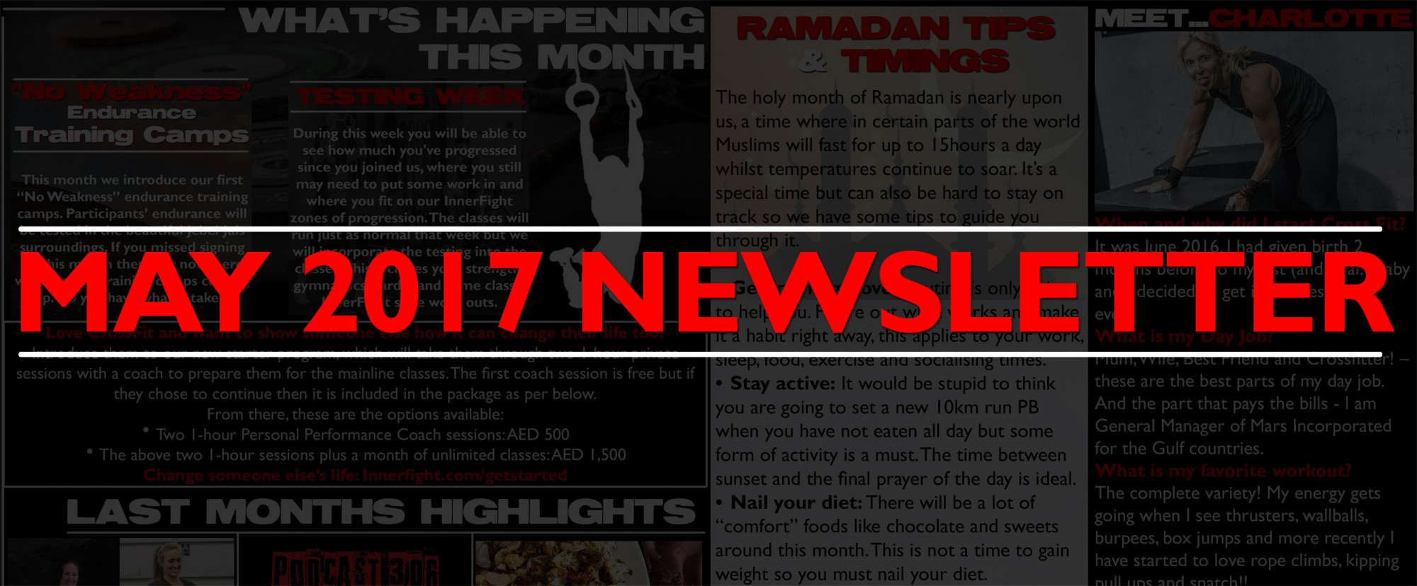 May 2017 Newsletter