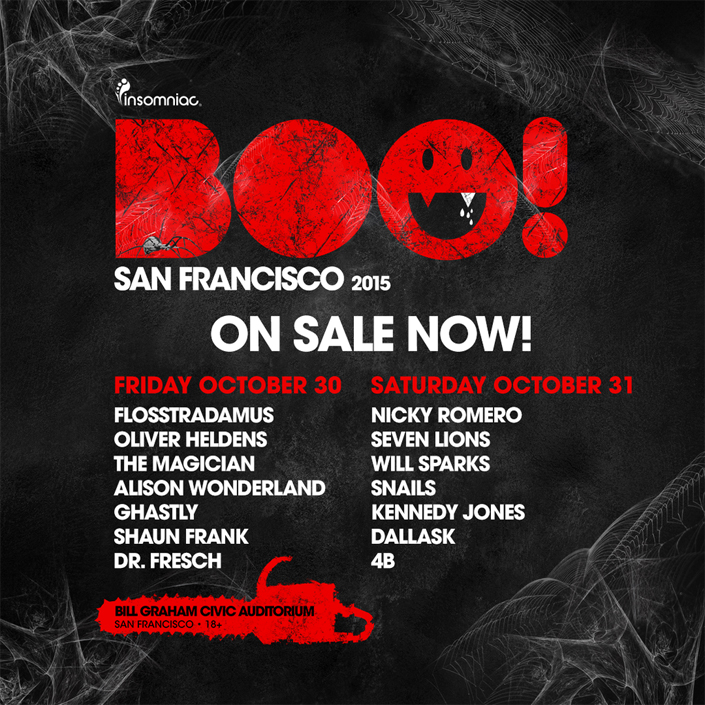 boo san francisco 2015 lineup released insomniac