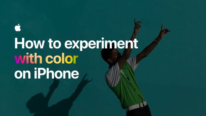 How to experiment with color on iPhone — Apple