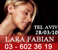 Lara Fabian en Israel 30 Mars