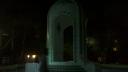 Link to: A fountain, empty at night
