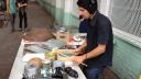 Link to: Diego at the street playing found objects