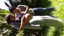 Link to: with my cousin Daniela and my future niece