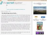 Screenshot for wiredkayaker.com