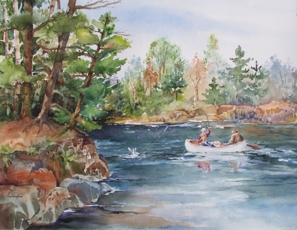 Canoe_fishing